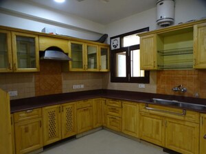 Kitchen in 3 BHK Builder Floor at New Friends Colony – for Rent