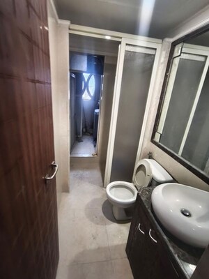 Bathroom in 2 BHK Apartment at Hiranandani Meadows, Manpada – for Rent