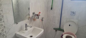Bathroom in 1 BHK Apartment at Kiran Swastik, Sus – for Rent