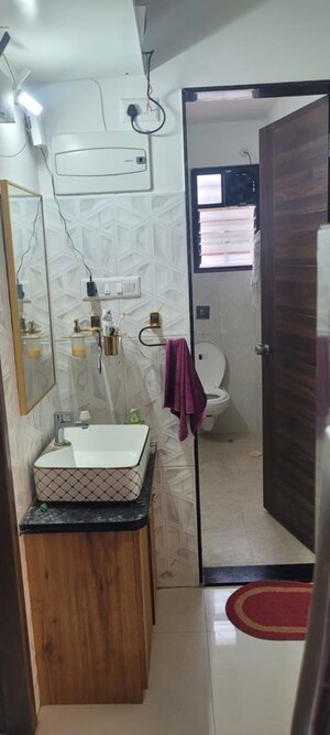 Bathroom in 1 BHK Apartment at Kiran Swastik, Sus – for Rent
