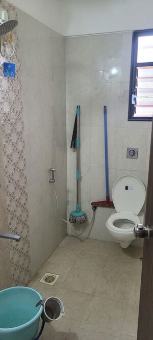 Bathroom in 1 BHK Apartment at Kiran Swastik, Sus – for Rent