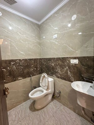 Bathroom in 2 BHK Builder Floor at Chattarpur – for Rent
