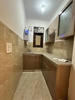 Kitchen in 2 BHK Builder Floor at Chattarpur – for Rent