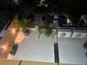 Balcony in 3 BHK Builder Floor at Sheikh Sarai – for Rent
