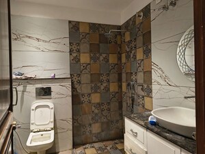 Bathroom in 4 BHK Apartment at Ambika Florence Park, North Mullanpur – for Sale