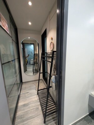 Building Lobby in 2.5 BHK Apartment at DB Woods, Goregaon East – for Rent