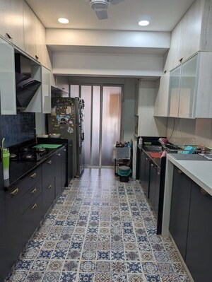 Kitchen in 2.5 BHK Apartment at DB Woods, Goregaon East – for Rent