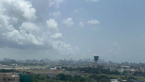 Terrace in 2 BHK Apartment at Vaastu Omkar, Vile Parle East – for Rent