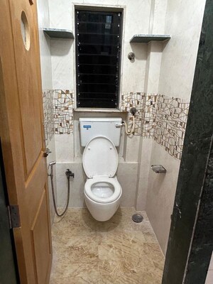 Bathroom in 1 BHK Apartment at Aditi Building, Andheri West – for Rent