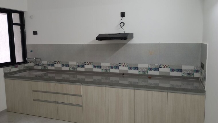 Kitchen, unique-youtopia 3 Bedroom 1550 Sq.Ft. Apartment In Kharadi Pune 10665296