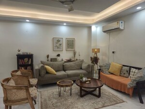 Hall in 3 BHK Builder Floor at Chattarpur – for Rent