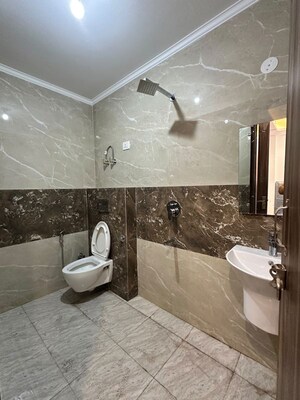 Bathroom in 2 BHK Apartment at Chattarpur – for Rent