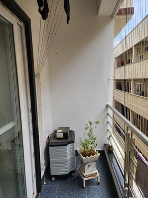 Balcony in 3 BHK Apartment at J M R Elite Homes, Nagole – for Rent