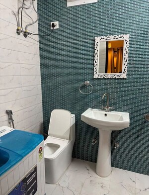 Bathroom in 2 BHK Builder Floor at Tagore Garden – for Rent