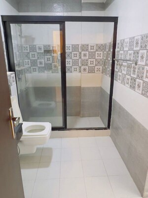 Bathroom in 3 BHK Apartment at Vasant Kunj – for Rent