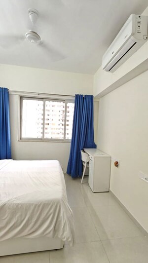 Living Room in 1 BHK Apartment at Omkar Signet, Malad East – for Rent