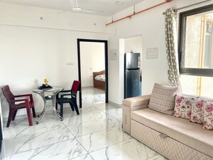 Living Room in 1 BHK Apartment at Raymond Ten X Habitat, Pokhran Road No Two – for Rent