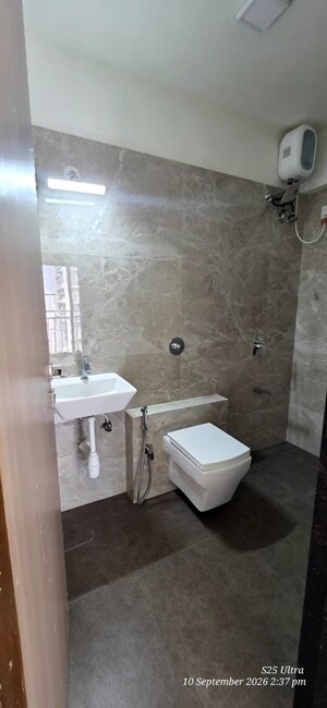 Bathroom in 2 BHK Apartment at Oxford Navrang Navkar, Goregaon West – for Rent