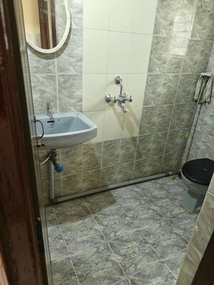 Bathroom in 2 BHK Apartment at Miramar – for Rent