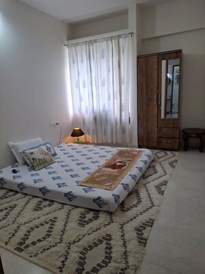 Bedroom in 3 BHK Apartment at Majestique Marbella Phase 1, Kharadi – for Rent