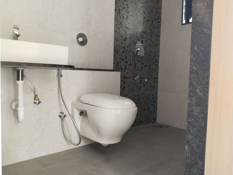 Bathroom, wakad 3 Bedroom 1300 Sq.Ft. Apartment In Wakad Pune 10665534