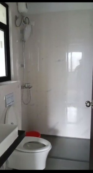 Bathroom in 2 BHK Apartment at Risland The Icon Phase 2, Dhokali – for Rent