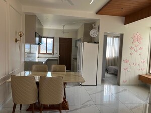 Dining area in 4 BHK Villa at Harsidhhi Park Society – for Sale
