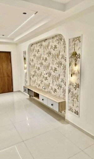 Living Room in 3 BHK Apartment at Anvita Ivana, Kollur – for Rent