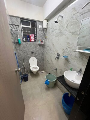 Bathroom in 2.5 BHK Apartment at Goregaon West – for Rent
