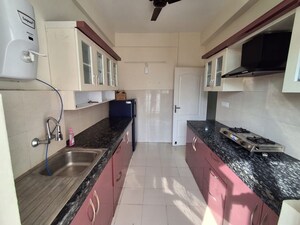 Kitchen in 3 BHK Apartment at Ansal Sushant Jeevan Enclave, Sushant Golf City – for Rent
