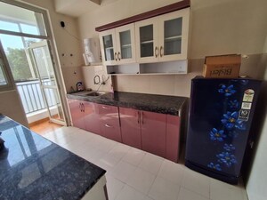 Kitchen in 3 BHK Apartment at Ansal Sushant Jeevan Enclave, Sushant Golf City – for Rent