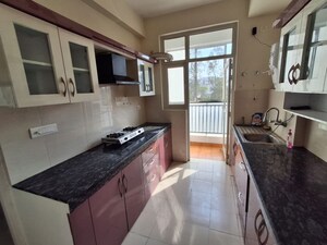 Kitchen in 3 BHK Apartment at Ansal Sushant Jeevan Enclave, Sushant Golf City – for Rent
