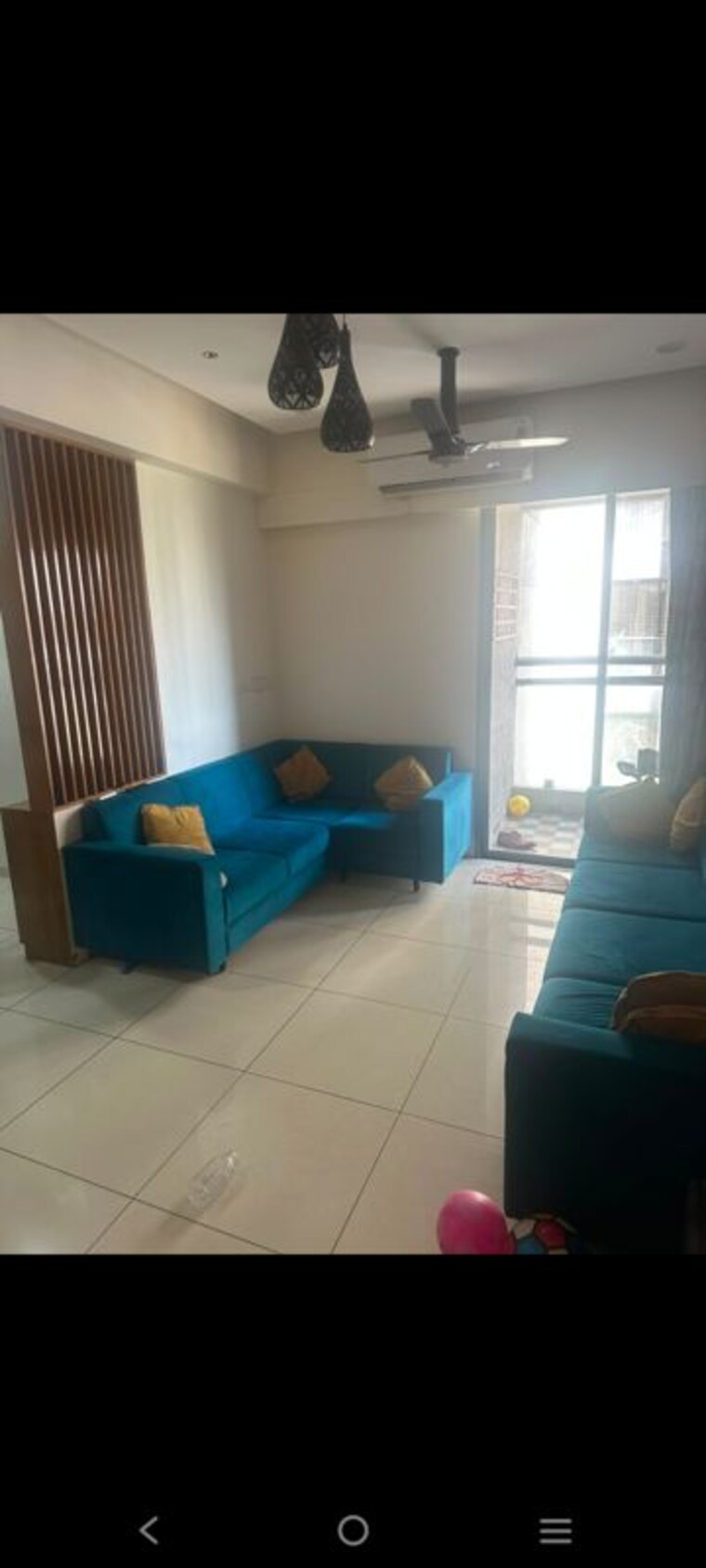 Living Room, goyal-orchid-blues 3 Bedroom 1525 Sq.Ft. Apartment In Shela Ahmedabad 10665617