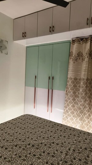 Building Lobby in 1 BHK Apartment at Lodha Crown Quality Homes, Majiwada – for Rent