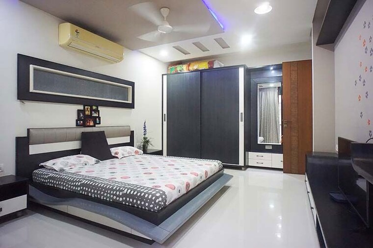 Bedroom, sola 5 Bedroom 1350 Sq.Ft. Villa In Sola Ahmedabad 10665678