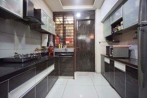 Kitchen in 5 BHK Villa at Sola – for Sale