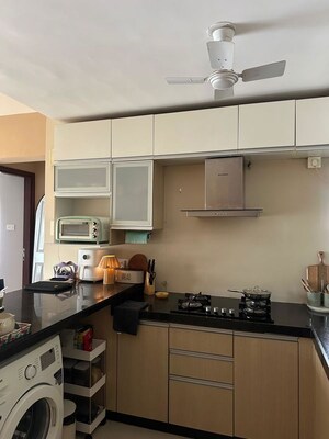 Kitchen in 1.5 BHK Apartment at Aspen Park, Goregaon East – for Rent