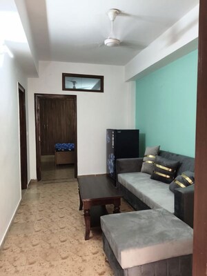 Living Room in 1 BHK Apartment at Saket – for Rent