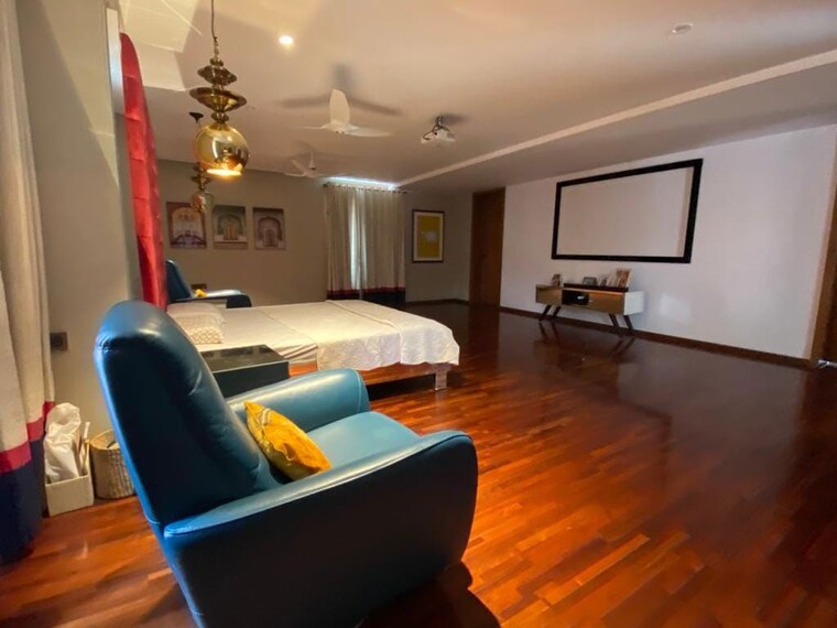 Living Room, whisper-valley 5 Bedroom 10700 Sq.Ft. Villa In Gachibowli Hyderabad 10665716