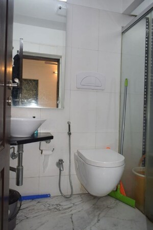 Bathroom in 2 BHK Apartment at Bandra West – for Rent