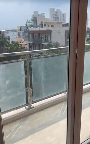 Balcony in 3 BHK Apartment at Ambience Creacions, Sector 22 – for Rent