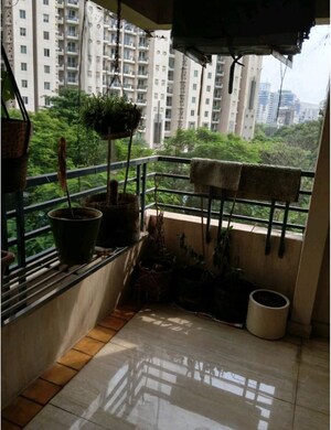 Balcony in 4 BHK Apartment at Central Park I, Sector 42 – for Rent