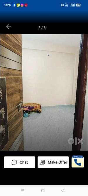 Bedroom in 1 RK Apartment at Kumar Classic, Aundh – for Rent