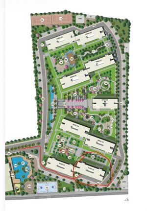 Master Plan in 2 BHK Apartment at Sobha Dream Gardens, Thanisandra Main Road – for Sale