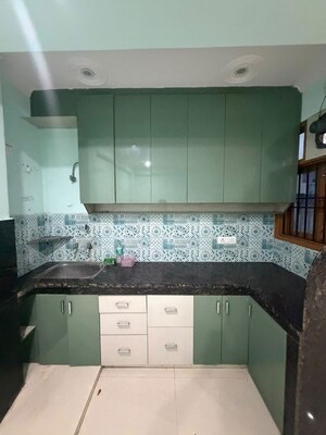 Kitchen in 1 BHK Apartment at Palm Residency Chhatarpur, Chattarpur – for Rent