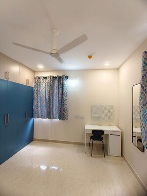Living Room in 3 BHK Apartment at Aurobindo The Regent, Kondapur – for Rent