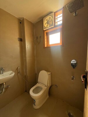 Bathroom in 2 BHK Builder Floor at Freedom Fighters Vihar – for Rent