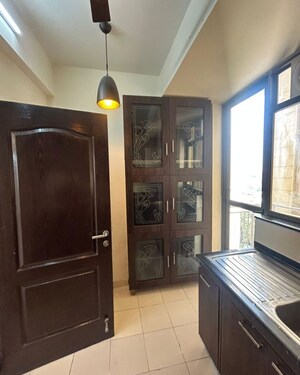 Kitchen in 3 BHK Apartment at Unitech Uniworld Gardens 2, Sector 47 – for Rent