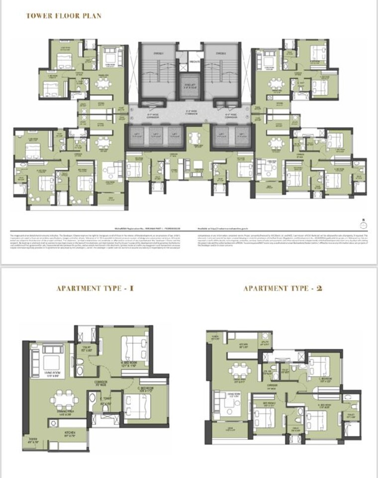 Floor Plan, runwal-nirvana 3 Bedroom 1250 Sq.Ft. Apartment In Parel Mumbai 10665871