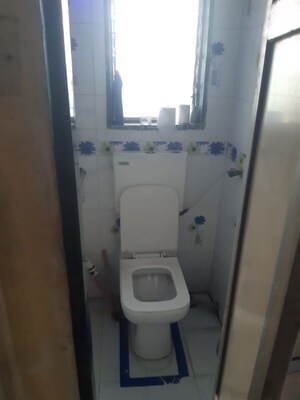 Bathroom in 1 BHK Apartment at Mahavir Varsha, Ghansoli – for Rent